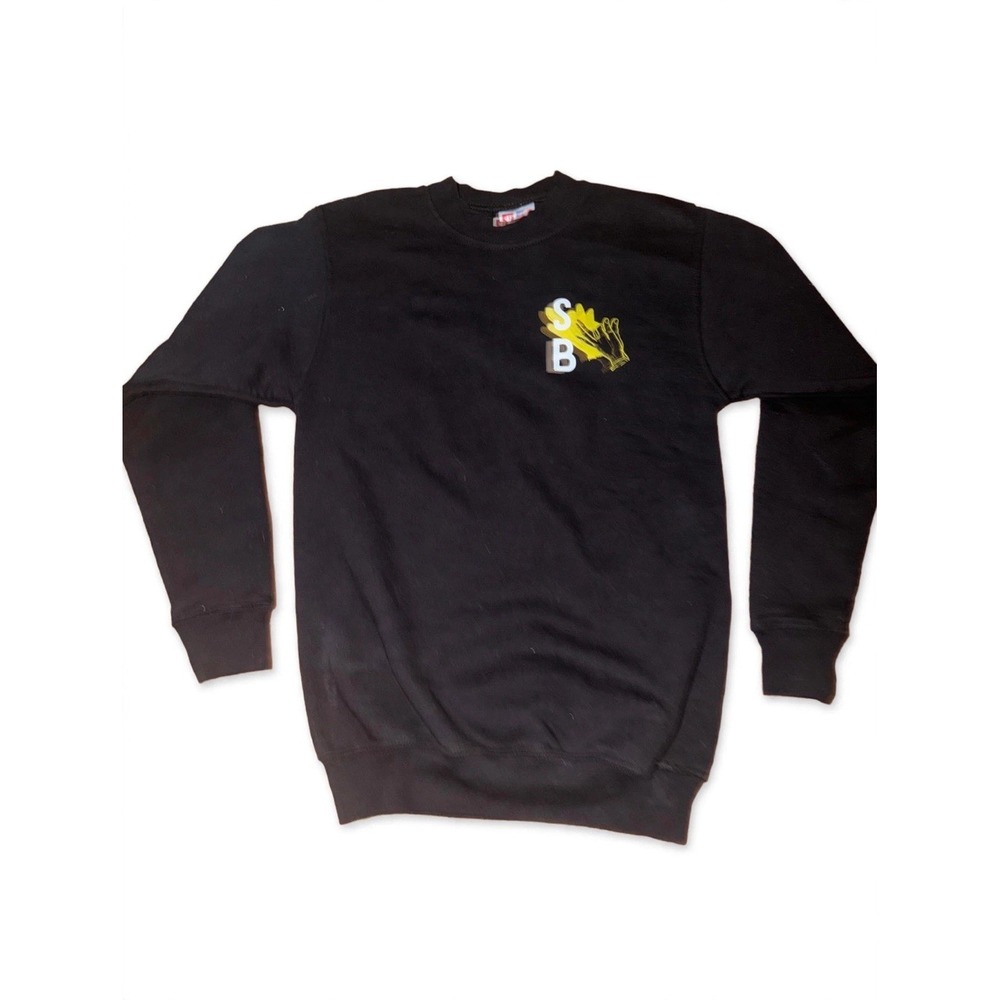 Showbar At Revolution Hall Crewneck Sweatshirt Mens Small Black Portland PDX